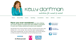 Desktop Screenshot of kellydorfman.com
